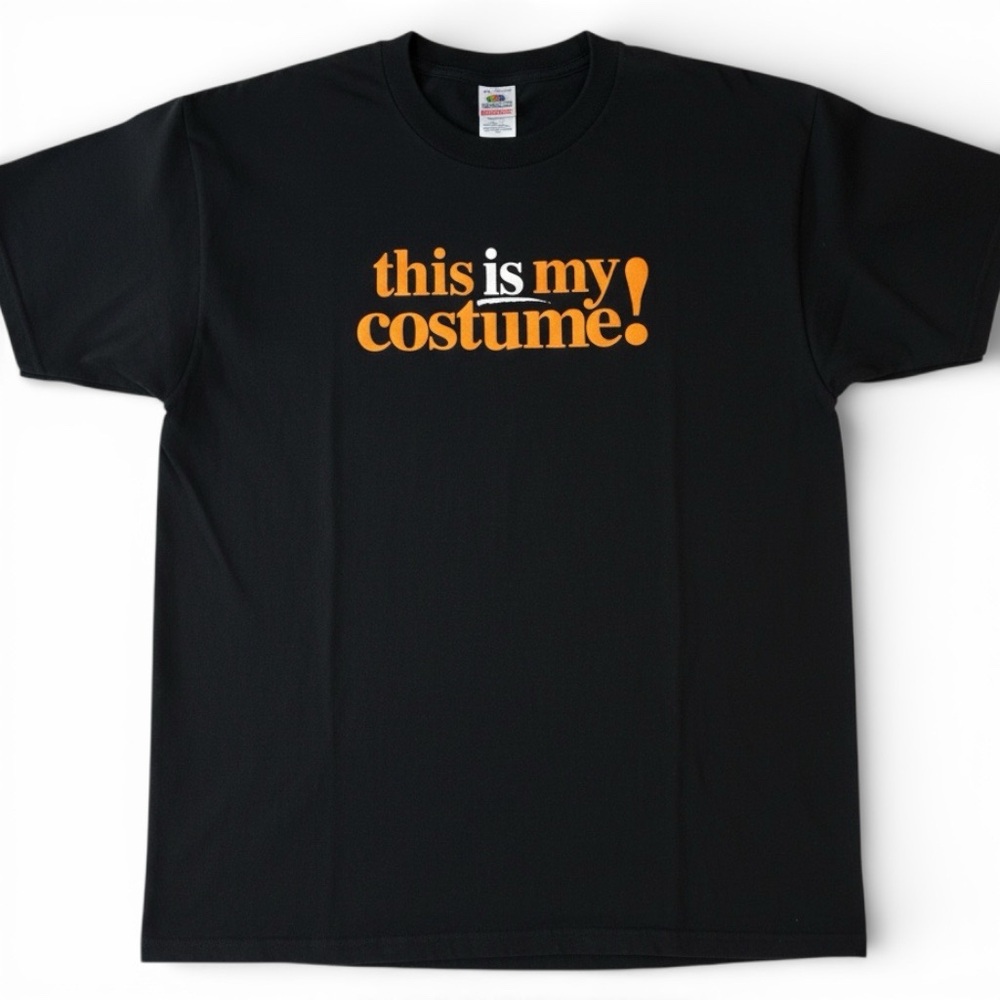 Vintage “This Is My‎ Costume” Halloween Graphic Tee Fruit of the Loom XL